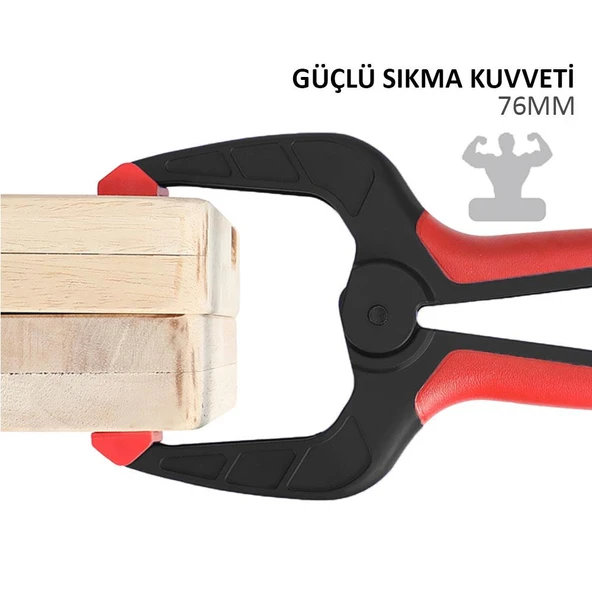 WORKPRO WP232012 76mm Plastik Mandal/İşkence - Resim 5
