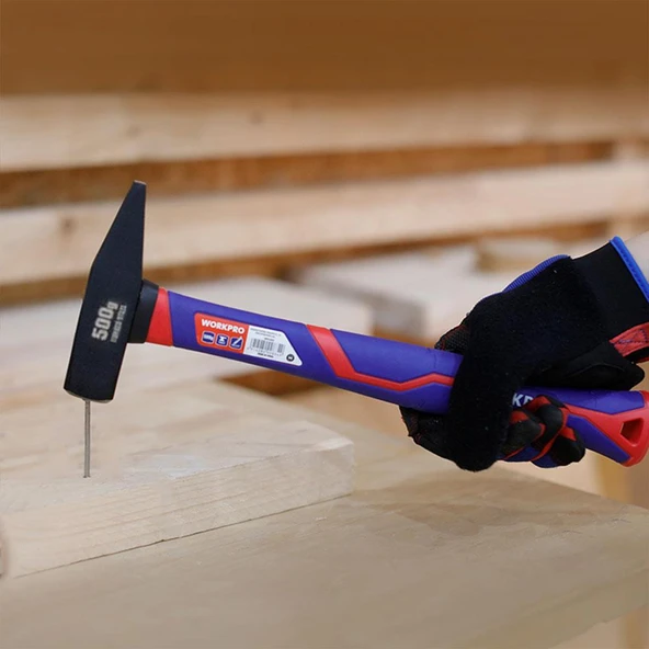 WORKPRO WP241023 500Gr Fiberglas Saplı Çekiç - Resim 5