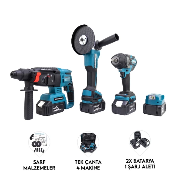 Dawreek Üçlü Set MK800 2b1ş (Ş.spral+S.sıkma+Ş.hilti) ürün görseli 1