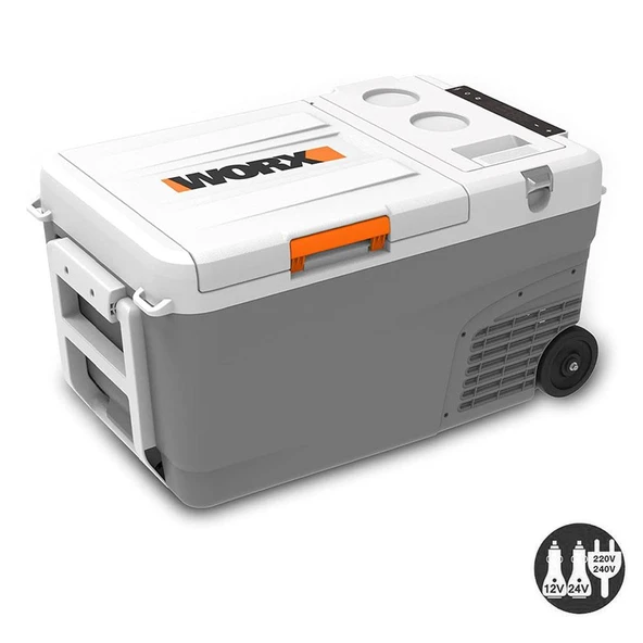Worx WX876.9 12/24/220Volt 22Litre Kompresörlü Outdoor Oto Buzdolabı (Akü Dahil Değildir) ürün görseli 1