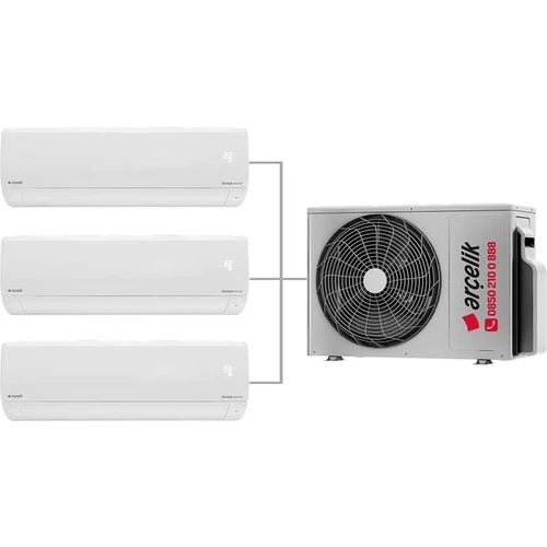 Arçelik Multi Sistem Duvar Tipi 3+1 İnverter 12+12+18 30000Btu Klima ZM30105-121218 ürün görseli 1