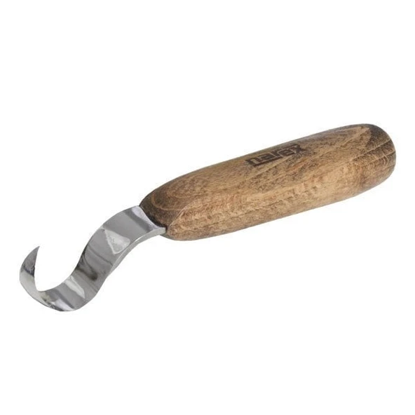 NAREX 822104 Ahşap Kaşık ve Kuksa Oyma Bıçağı (Sağ El-Dar) ürün görseli 1