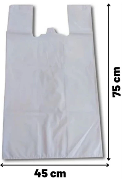 25 Adet Extra Kalın Poşet45x75 Sızdırmaz Et Taşıma Poşeti (40-50 Kg Taşır) ürün görseli 1