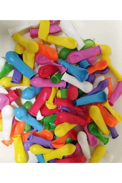 100 Adet Su Balonu Renkli Balon Renkli Su Balonu Oyuncak Balon ürün görseli 1