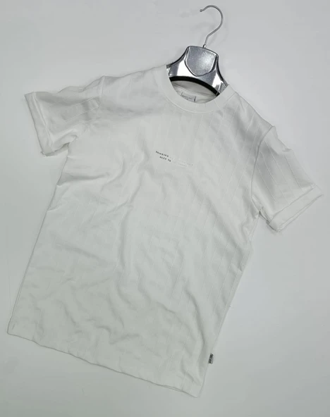 White Room Slim Fit Erkek Kısa Kol Tshirt  7277 ürün görseli 1