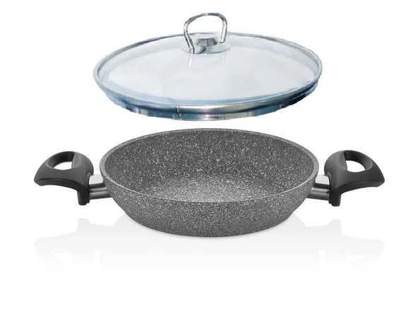 Falez Granit Sahan 24 CM Sahan Cam Kapaklı ürün görseli 1
