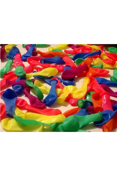 Su Balonu 50 Adet Parti Organizasyon Oyuncak Balon ( Karışık Renkler ) ürün görseli 1