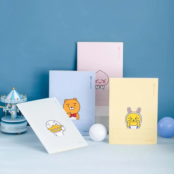 Deli Notebook B5 40yp English Kakao Friends Defter PFB540 ürün görseli 1