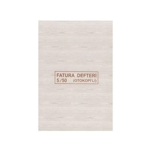 Dilman Fatura Defteri 5-50 3 Nüsha ürün görseli 1