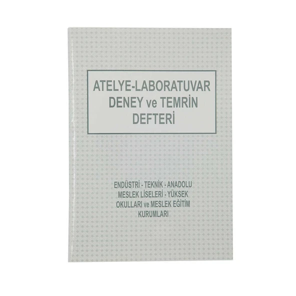 Dilman Atelye Temrin Defteri Karton Kapak 40 Yaprak - Resim 4