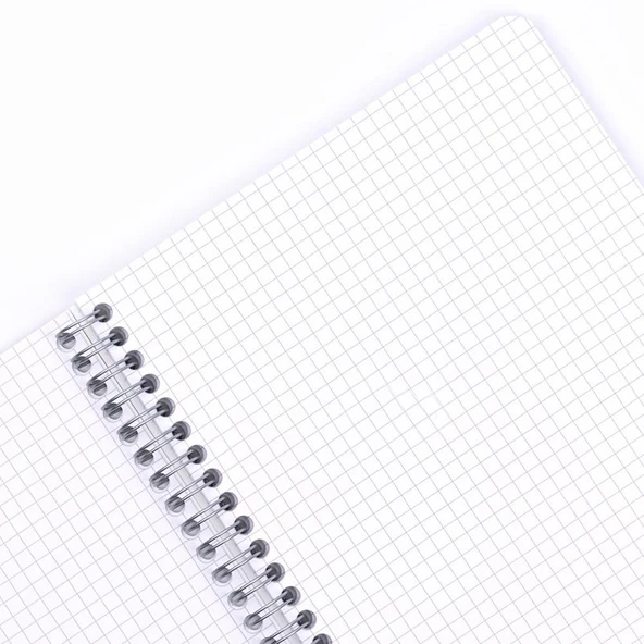 Rhodia Note Book Kareli Spiralli Defter Beyaz A5 - Resim 2