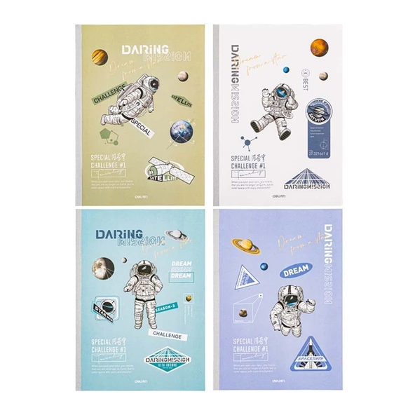 Deli Space Sewing Notebook B5 Çizgili B540 ürün görseli 1