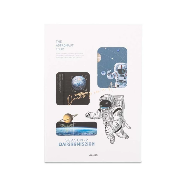 Deli Daring Mission Sewing Notebook Çizgili FA440 - Resim 2
