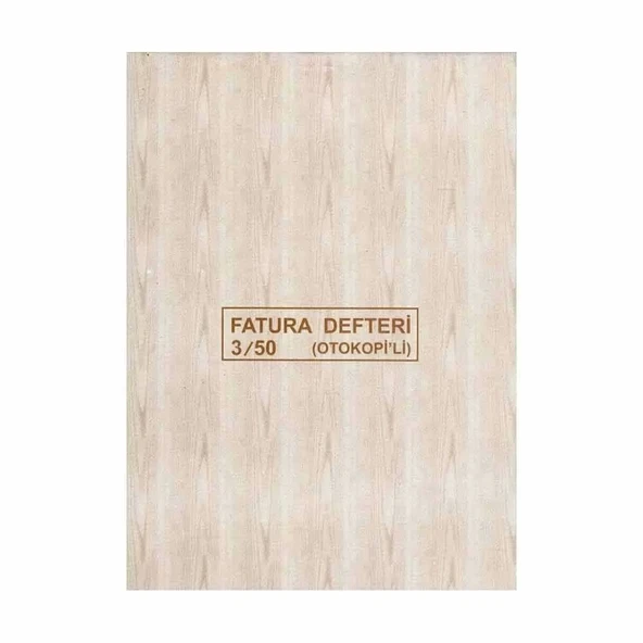 Dilman Otokopili Fatura Defteri 3-50 2 Nüsha ürün görseli 1