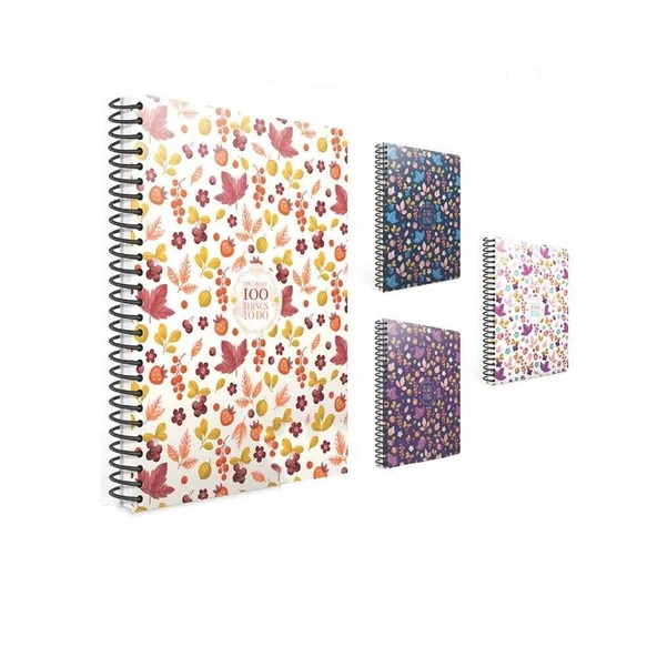 Gıpta Defter Things Spiralli Karton Kapak A4 80 Yaprak Çizgili ürün görseli 1
