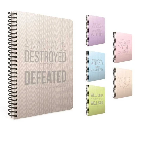 Gıpta Now Spiralli Plastik Kapak Defter 17 x 24 100 Yaprak Kareli ürün görseli 1