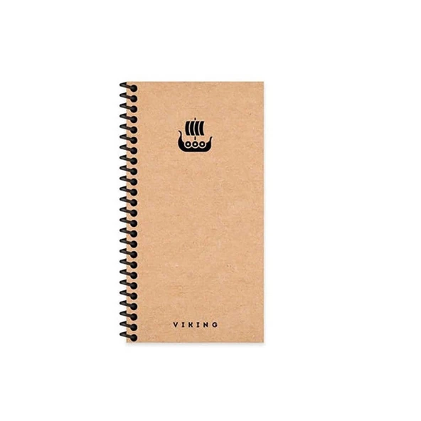 Keskin 10X19 Sert Kapak La Plume Viking 80 Yaprak Spiralli Çizgisiz Defter Gemi 417967-99 ürün görseli 1