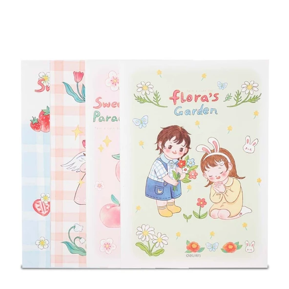 Deli Cute Day Notebook B5 Çizgili FB540 ürün görseli 1