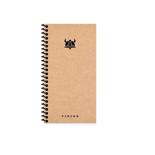 Keskin 10X19 Sert Kapak La Plume Viking 80 Yaprak Spiralli Çizgisiz Defter Başlık 417968-99 ürün görseli 1