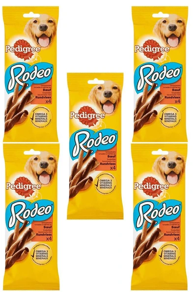 Pedigree Rodeo Sığır Etli Vitaminli Ödül Maması ( 70 Gr x 5 Adet ) ürün görseli 1
