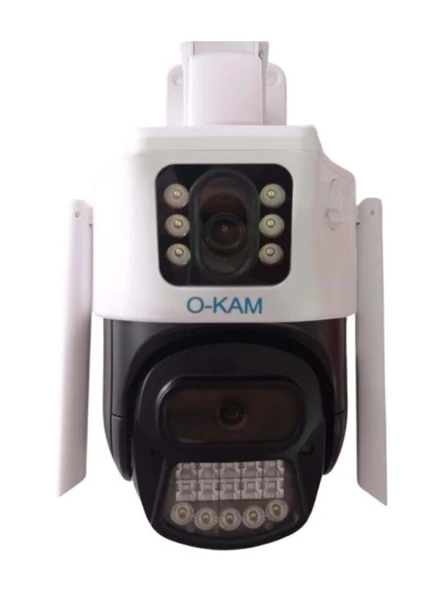 O-KAM Pro 6015 6MP Dual Lens Wi-Fi PTZ Camera ürün görseli 1