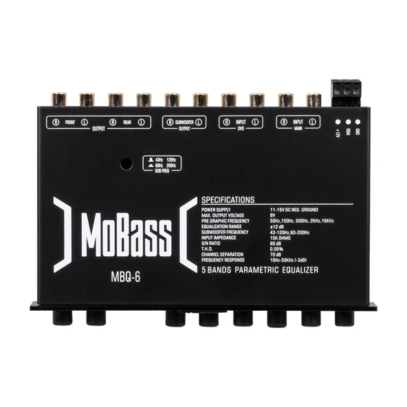 MOBASS MBQ-6 PARAMETRIC EQUALIZER - Resim 2