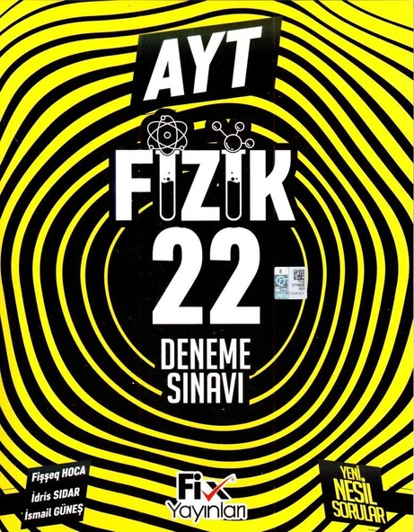 AYT Fizik 22 Denemeleri Fix Yayınları ürün görseli 1