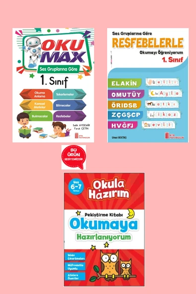 1.Sınıf Okumayı Öğreniyorum Hazırlanıyorum Seti ürün görseli 1