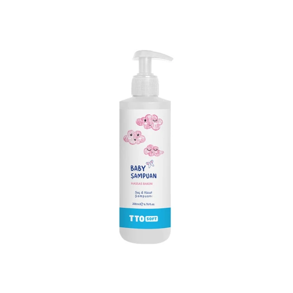 TTO Bebek Hassas Bakım Şampuanı 200 ml ürün görseli 1