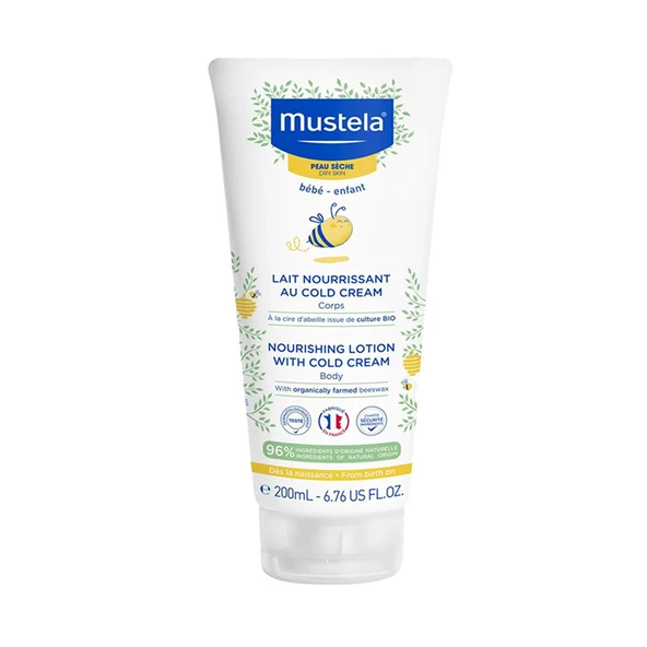 Mustela Cold Cream İçeren Besleyici Vücut Losyonu 200 ml ürün görseli 1