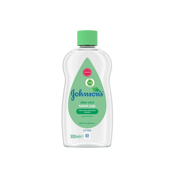 Johnsons's Baby Aloe Vera Bebek Yağı 300 ml ürün görseli 1