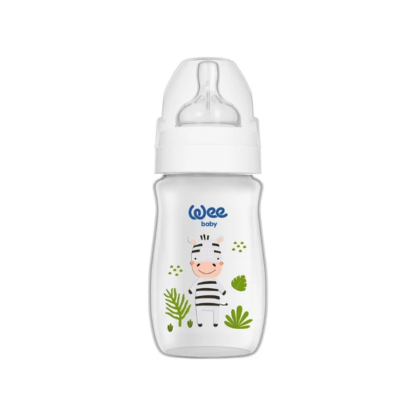 Wee Baby Safari Klasik Geniş Ağızlı PP Biberon 250 ml K 960 ürün görseli 1