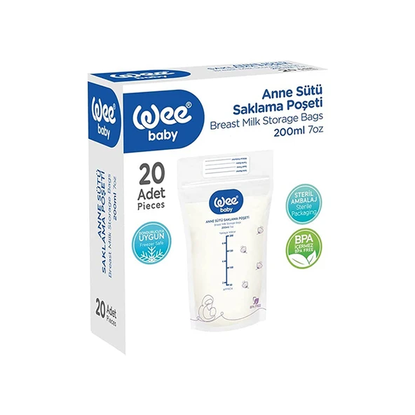 Wee Baby Süt Saklama 20'li Poşet ürün görseli 1