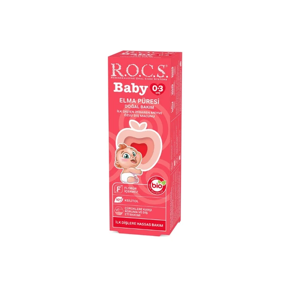 Rocs Baby Elma Püresi Diş Macunu 45 g ürün görseli 1