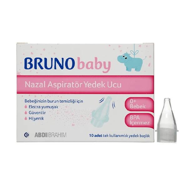 Bruno Baby Nazal Aspiratör Yedek Ucu 10 adet ürün görseli 1