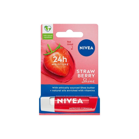 Nivea Lip Stick Çilek Aromalı 4,8 gr ürün görseli 1