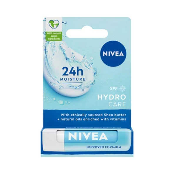 Nivea Hydro Care Dudak Bakım Kremi 4,8 gr ürün görseli 1