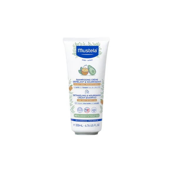 Mustela Kolay Tarama Sağlayan Besleyici Şampuan 200 ml ürün görseli 1
