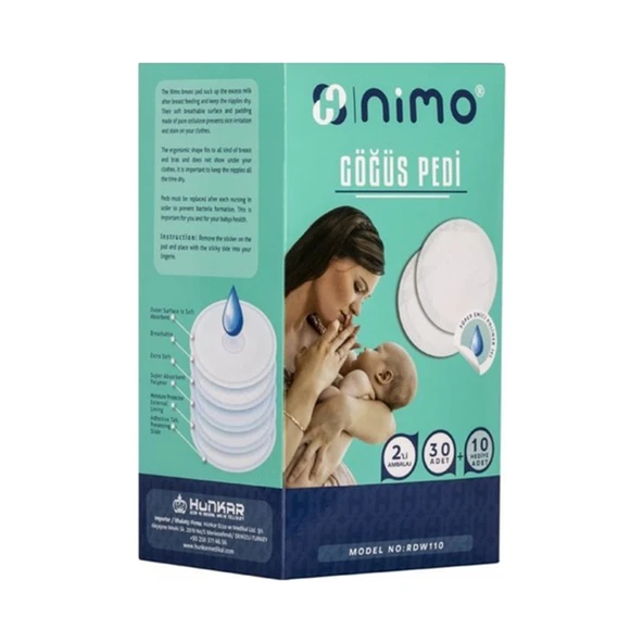 Nimo Göğüs Pedi 30+10 Adet ürün görseli 1