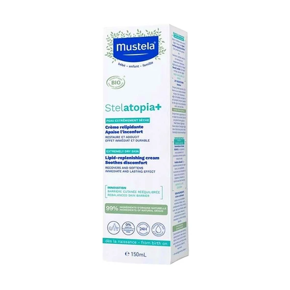 Mustela Stelatopia+ Lipit Yenileyici Krem 150 ml ürün görseli 1