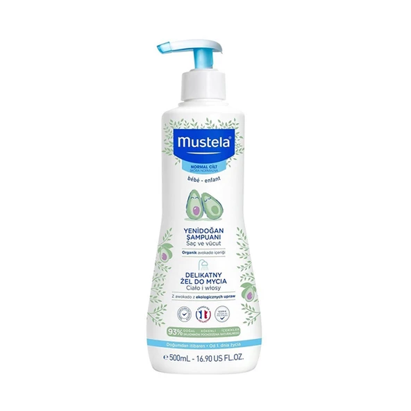Mustela Yenidoğan Şampuan 500 ml ürün görseli 1