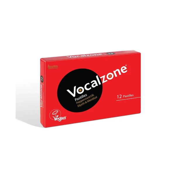 Vocalzone Pastil 12 Adet Nane Yağı Mentol ürün görseli 1
