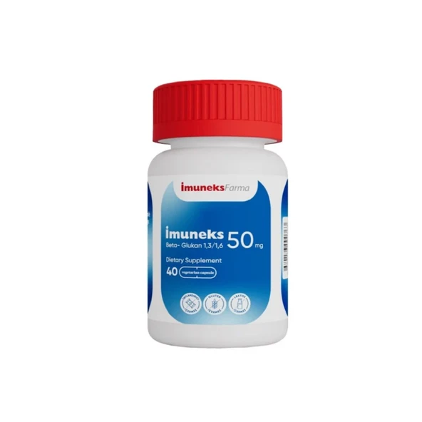 Imuneks 50 mg Beta Glukan 40 Kapsül ürün görseli 1