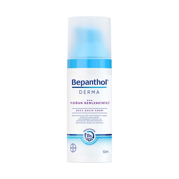 Bepanthol Derma Yoğun Nemlendirici Gece Bakım Kremi 50 ml ürün görseli 1