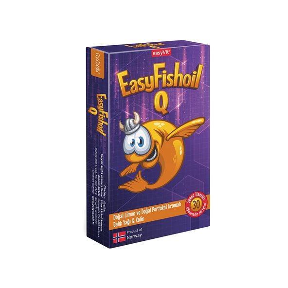 Easyfishoil Q Balık Yağı Çiğnenebilir 30 Jel ürün görseli 1