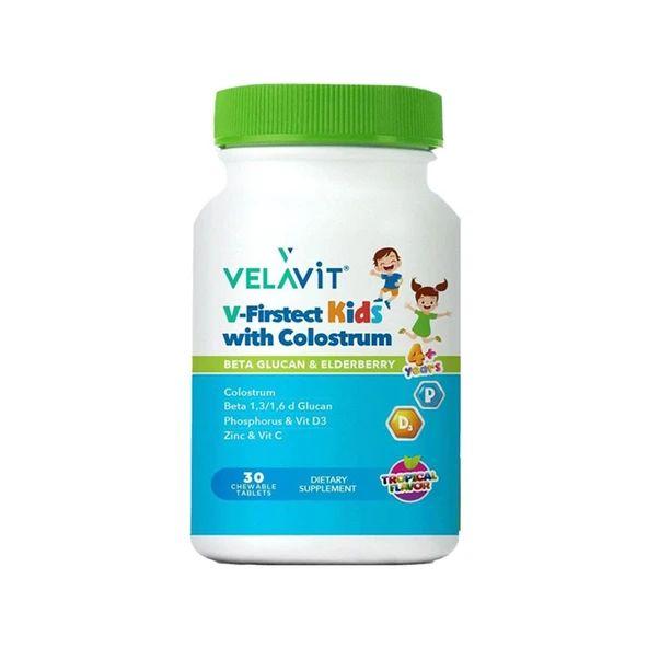 Velavit V-Firstect Kids with Colostrum 30 Kapsül ürün görseli 1