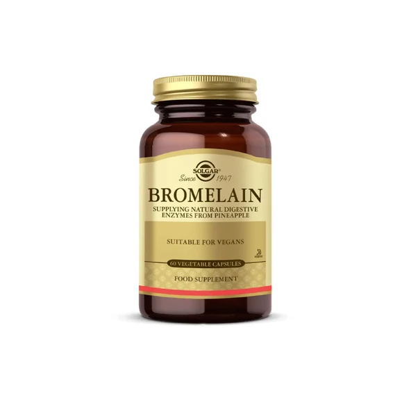Solgar Bromelain 60 Kapsül ürün görseli 1