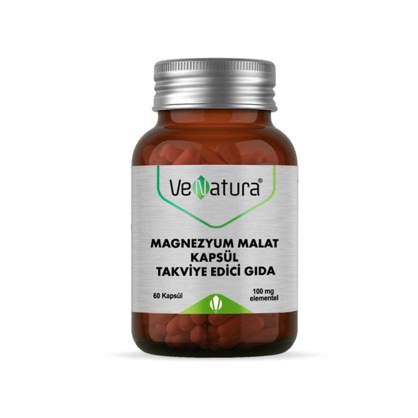 Venatura Magnezyum Malat 100 mg 60  Kapsül ürün görseli 1