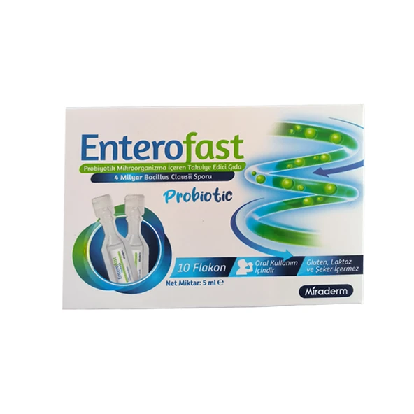 Enterofast Probiotic 10 Flakon ürün görseli 1
