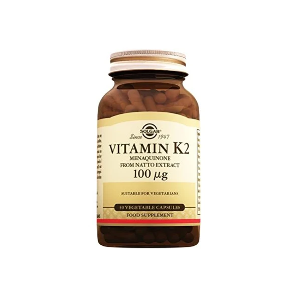 Solgar Vitamin K2 100 mg 50 Kapsül ürün görseli 1